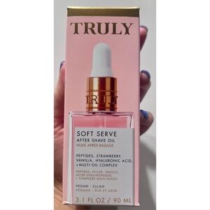 BRAND NEW | TRULY Soft Serve After Shave Oil | 90 mL | 3.1 FL OZ